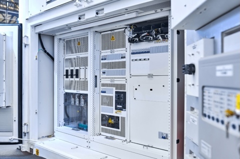 Schaltschrank von Innen